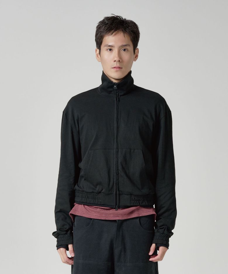 레이어 라이트 하프집업 블랙