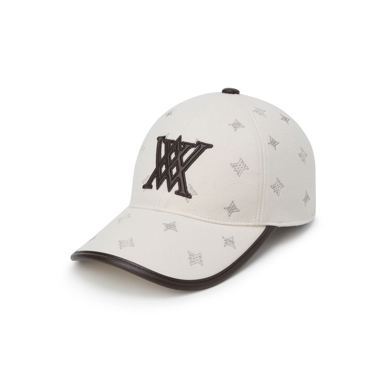 UNI LOGO STITCH PEACH CAP_LE