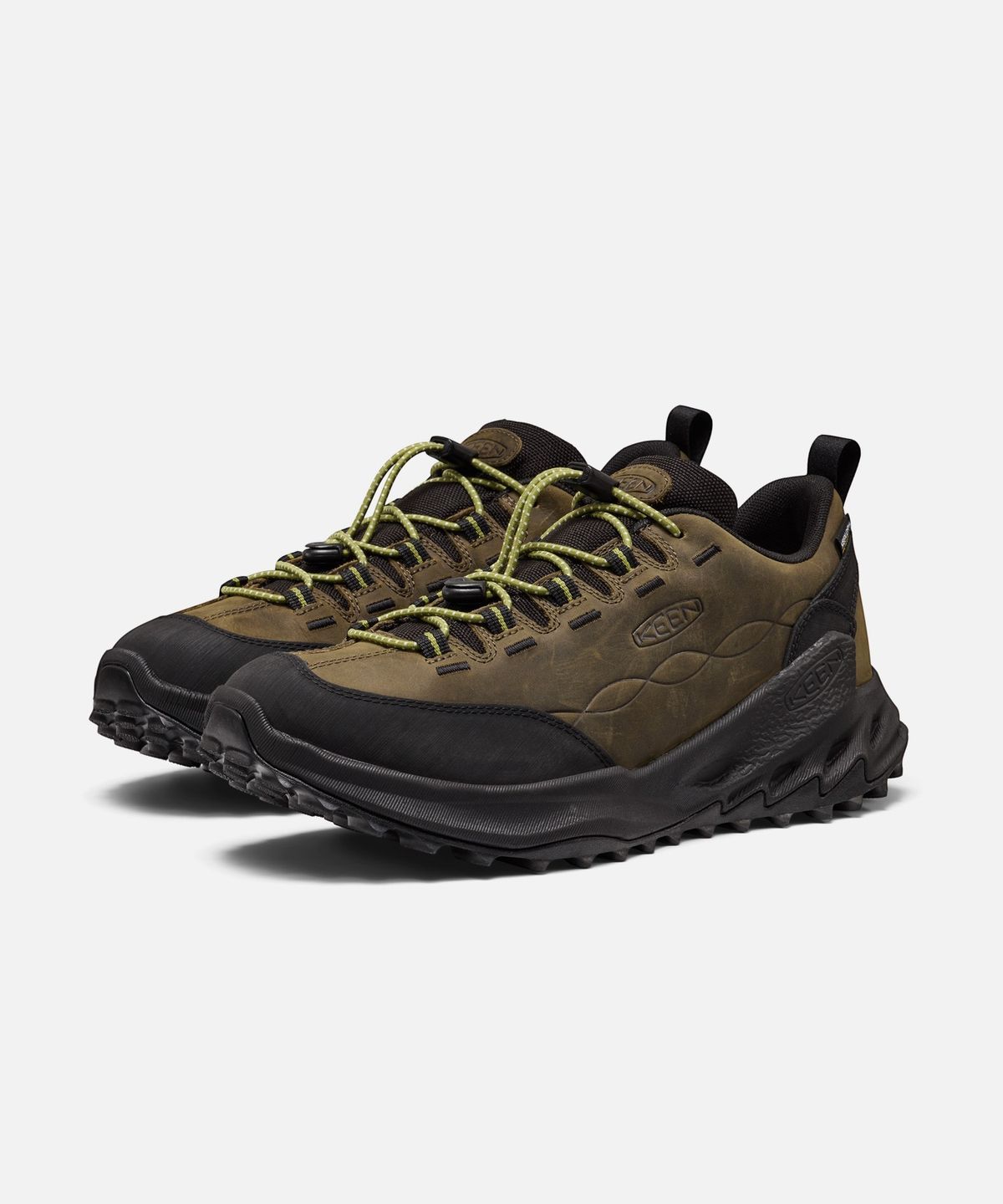킨(KEEN) 재스퍼 자이오닉 워터프루프 남성 스니커즈 DARK OLIVE/GOLDEN CYPRESS