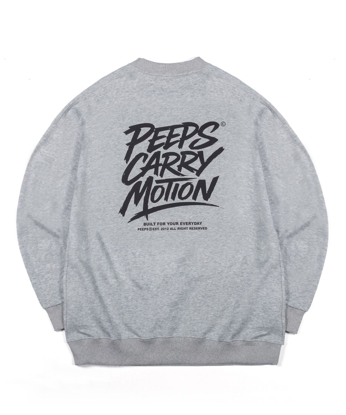 핍스(PEEPS) Carry Motion Sweatshirt (GREY)