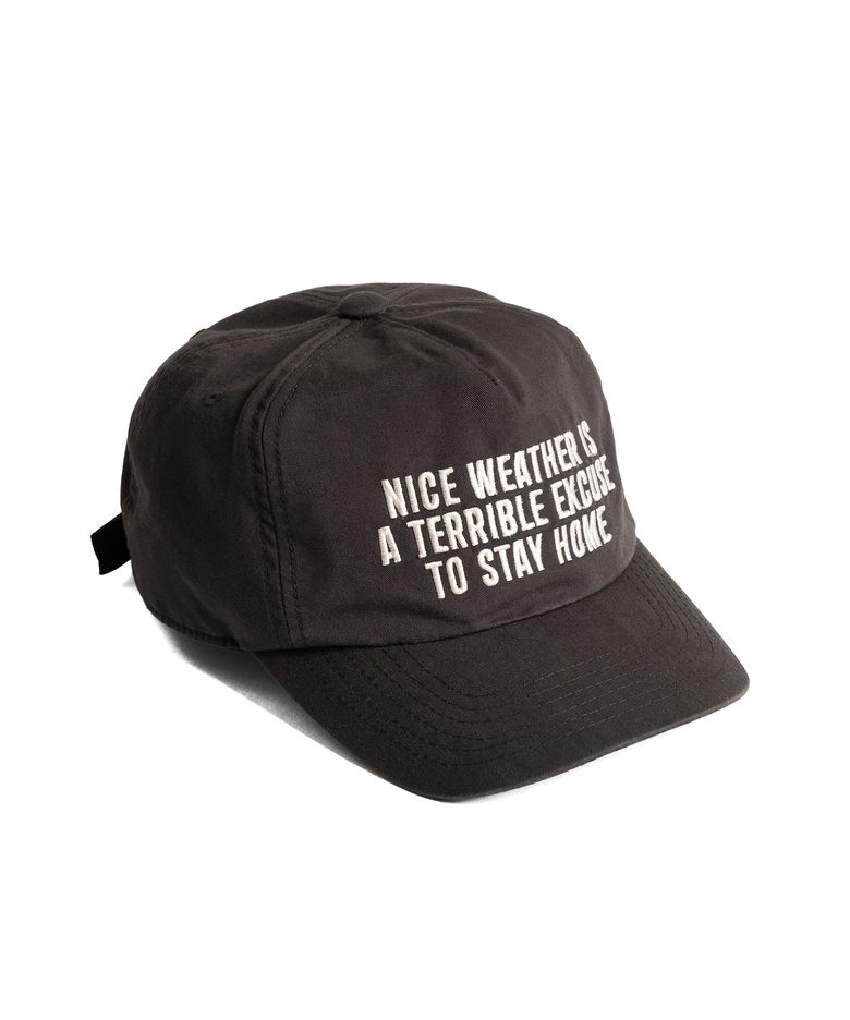 W26 NICE WEATHER CAP (dark brown)