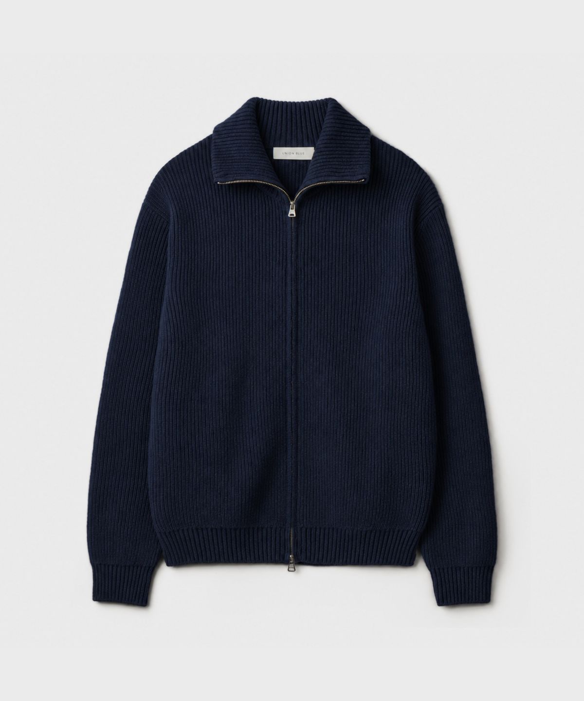 유니온블루(UNION BLUE) ASPEN FULL ZIP-UP SWEATER [DARK NAVY]