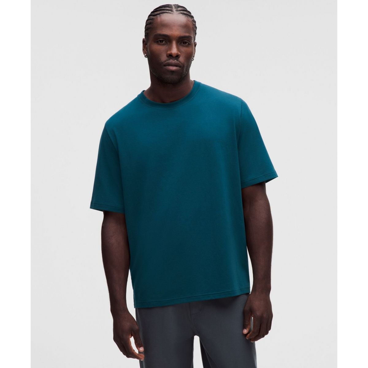 룰루레몬(LULULEMON) 에브리데이 코튼 블렌드 릴랙스드 티셔츠 *헤더드  REMA