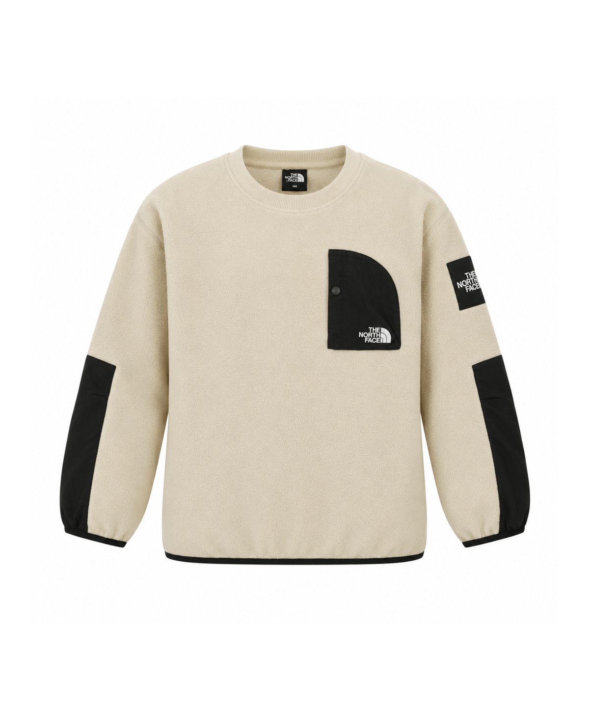노스페이스 키즈(THE NORTH FACE KIDS) N 키즈 데날리 플리스 크루넥 NM5MS53U_BEI