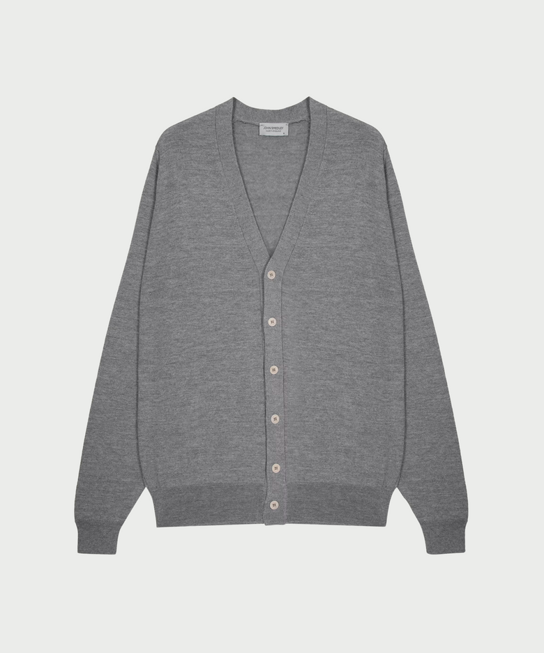 WAVERLY Extra Fine Merino Wool Standard Fit V-Neck Cardigan Core 3 Colors