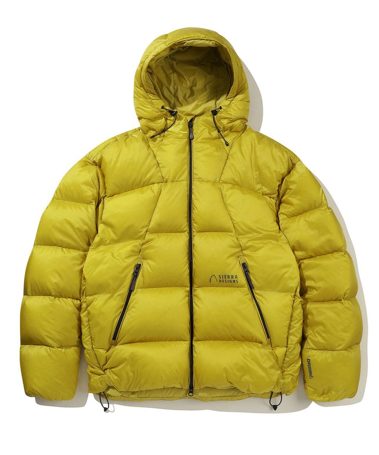 그랜드마더십 구스다운 후드자켓 DEEP YELLOW LIME