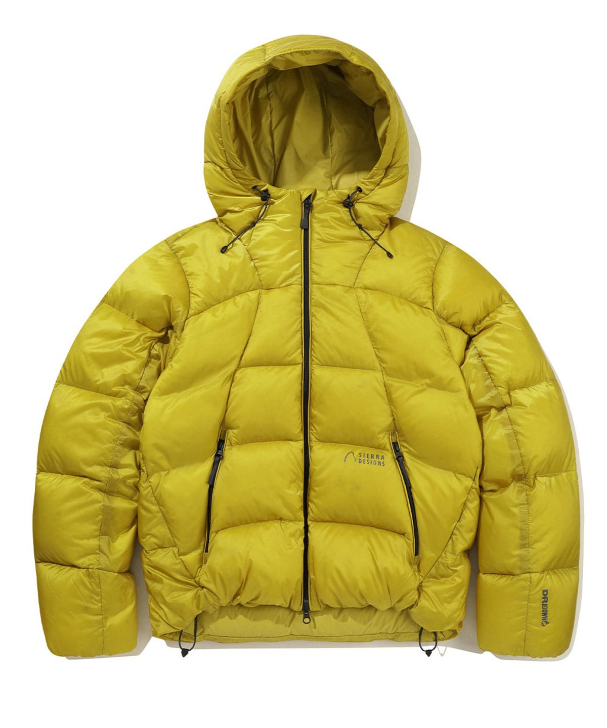 시에라디자인(SIERRA DESIGNS) W) 그랜드마더십 구스다운 후드자켓 DEEP YELLOW LIME