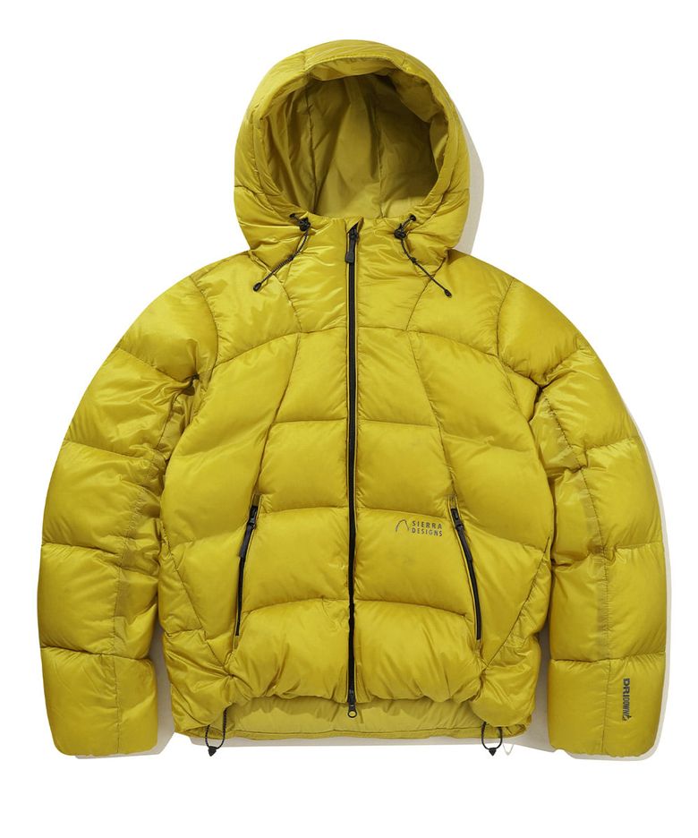 W) 그랜드마더십 구스다운 후드자켓 DEEP YELLOW LIME
