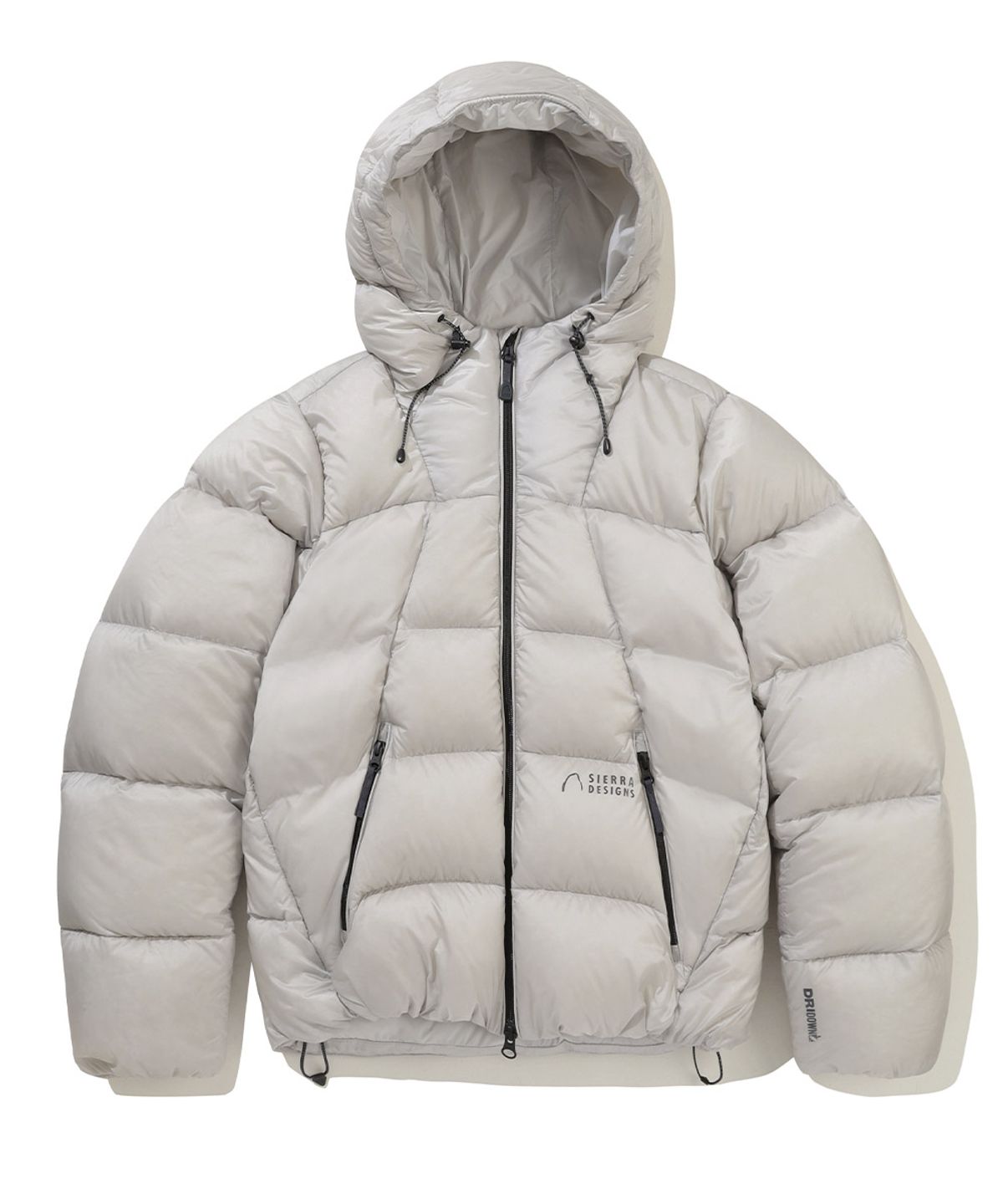 시에라디자인(SIERRA DESIGNS) W) 그랜드마더십 구스다운 후드자켓 SILVER LIGHT GREY