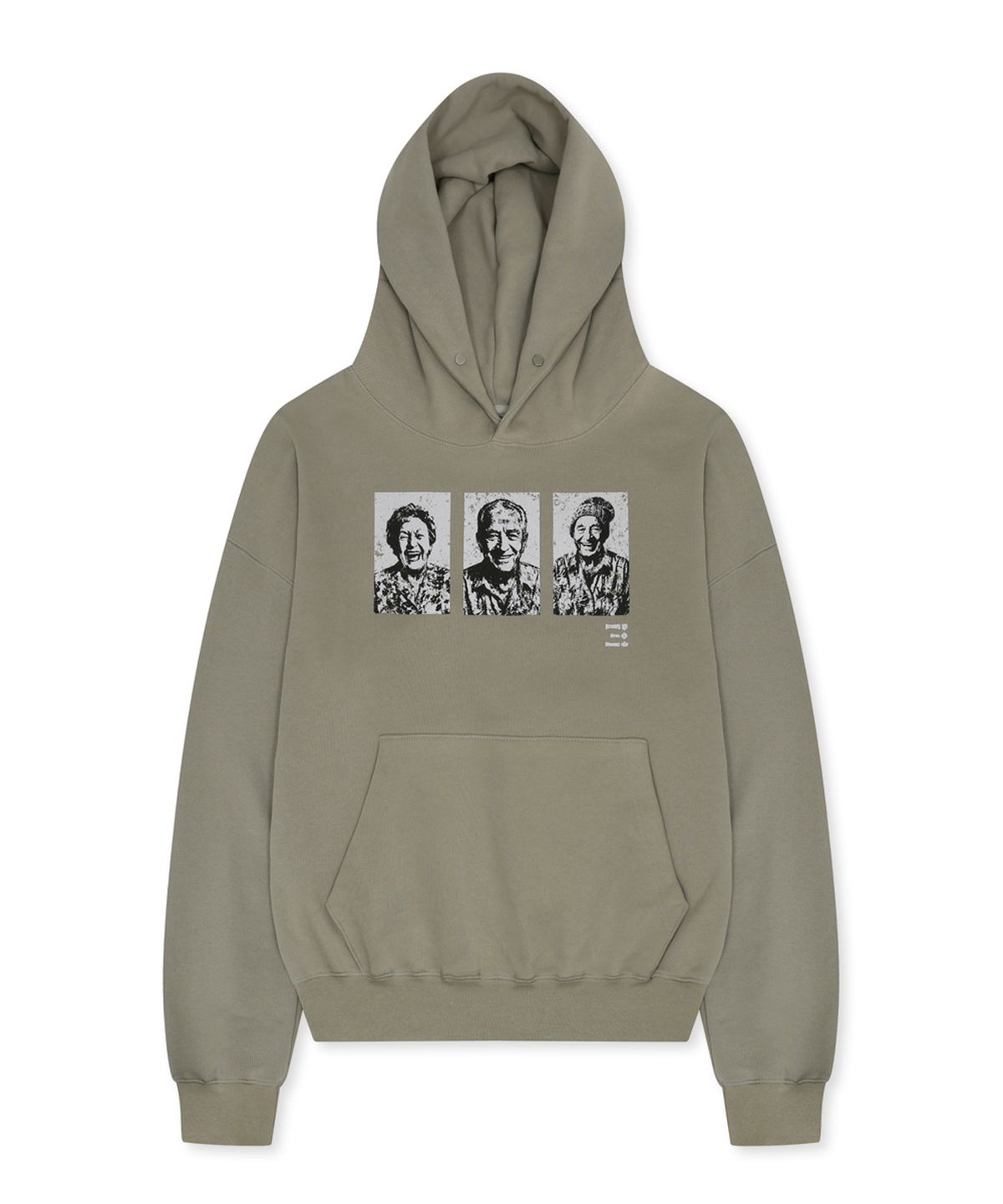 쓰리아이(3IE) STACKED LAYER HOODIE_KHAKI
