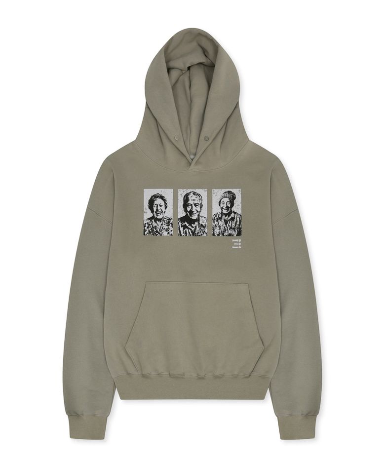 STACKED LAYER HOODIE_KHAKI