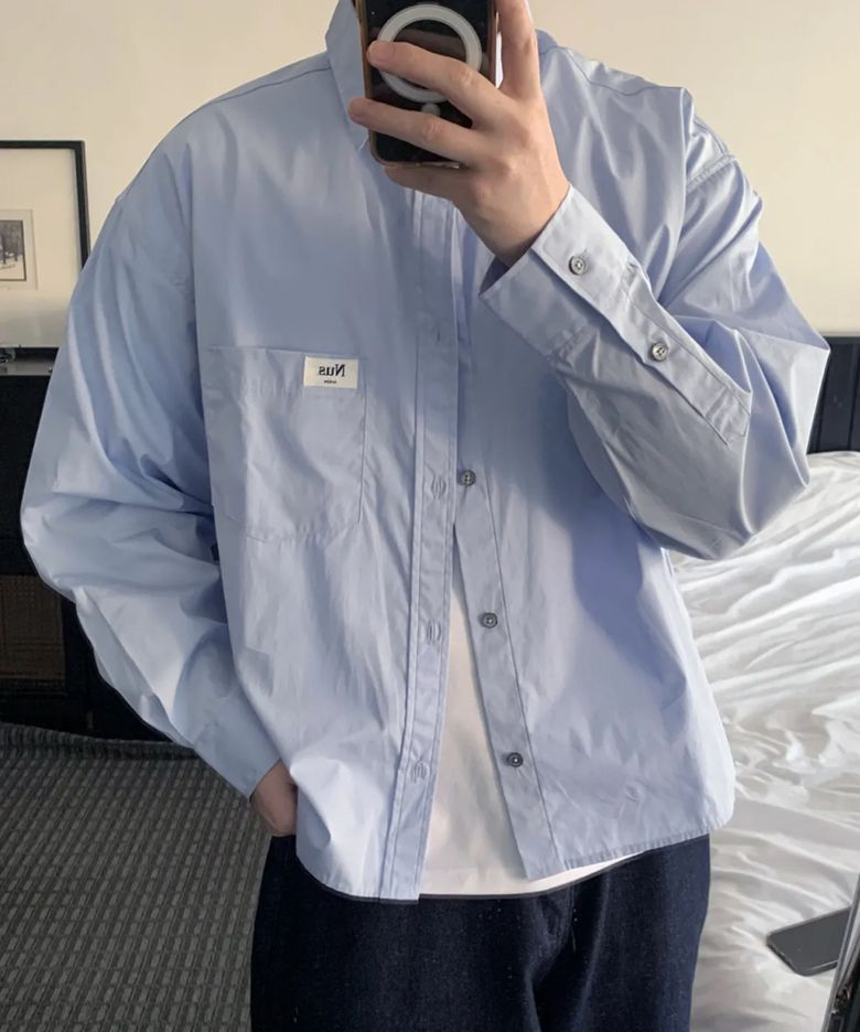 YEI Patch Shirts (스카이)