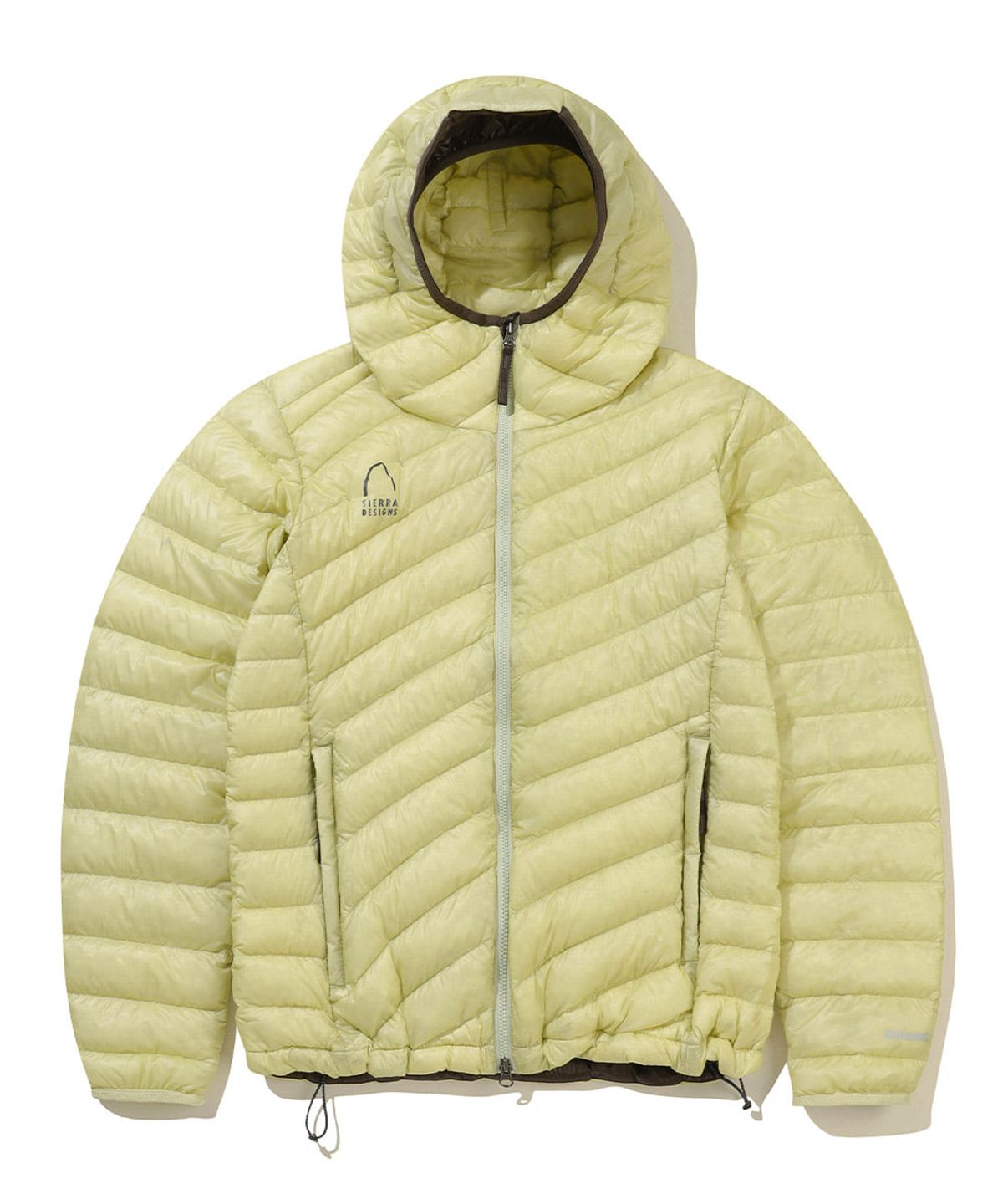 시에라디자인(SIERRA DESIGNS) W) 로사 경량 구스다운 후드자켓 LIGHT YELLOW