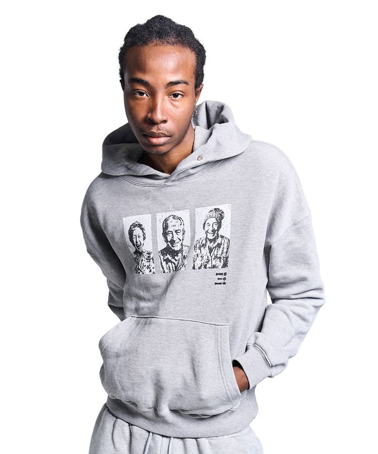 STACKED LAYER HOODIE_GRAY