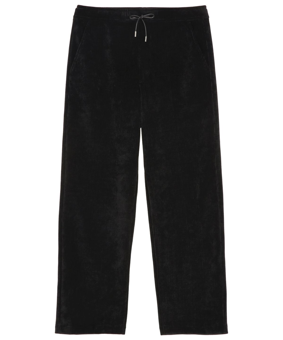 질스튜어트뉴욕 맨(JILLSTUART NEWYORK MEN) [LOUNGE-FIT]  코듀로이 셋업 스웻 팬츠 - 블랙 (JNPA6D284BK)