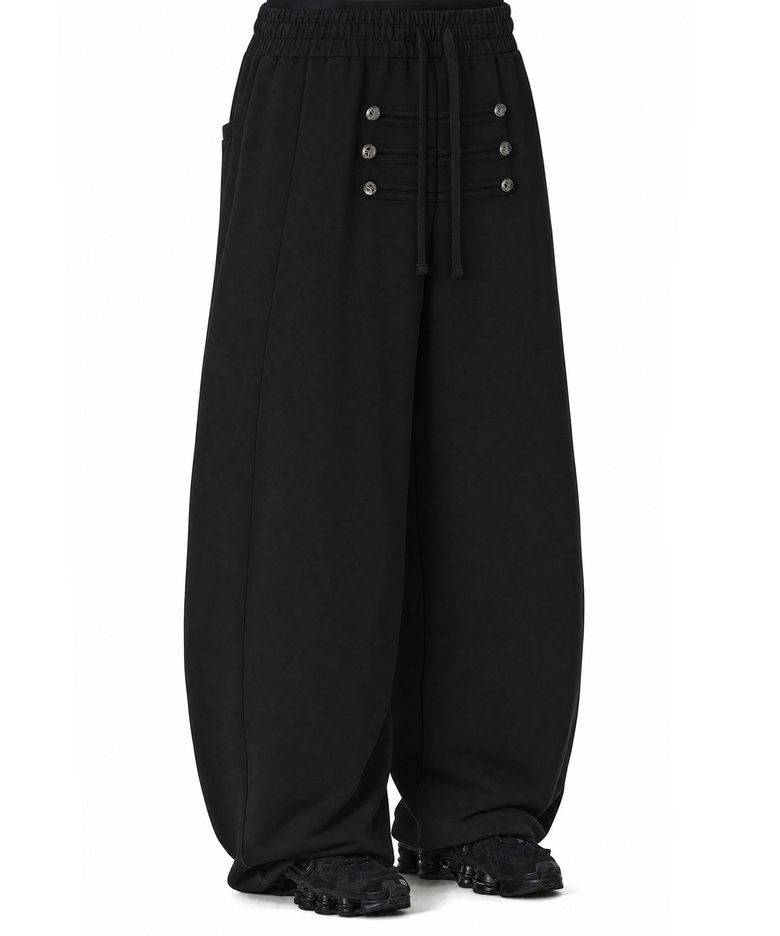 NAPOLEON TRIM SWEATPANTS - BLACK