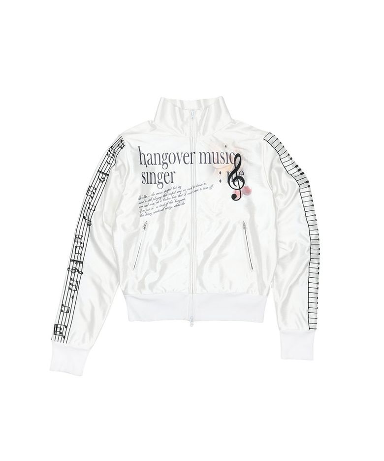 HANGOVER MUSIC TRACK JACKET [WHITE]