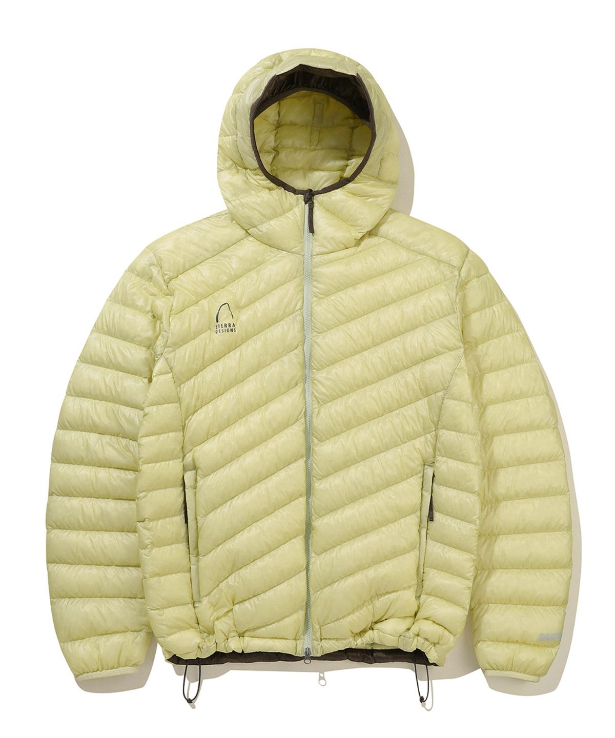 시에라디자인(SIERRA DESIGNS) 로사 경량 구스다운 후드자켓 LIGHT YELLOW