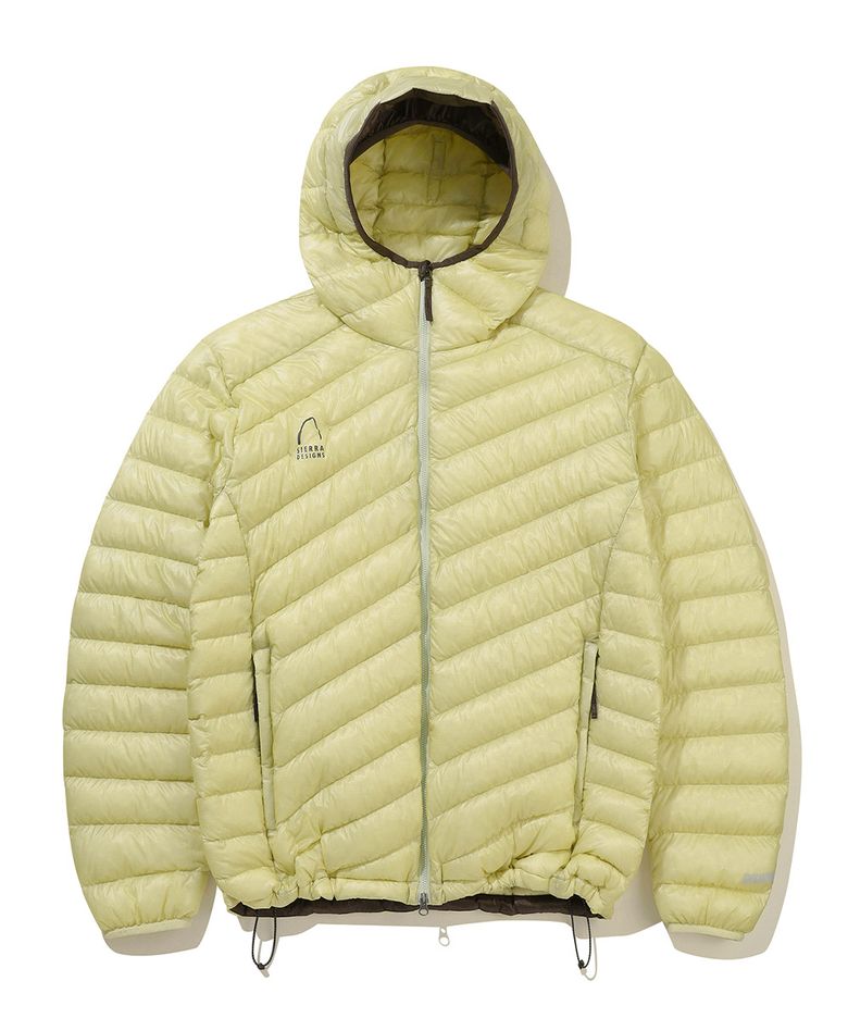 로사 경량 구스다운 후드자켓 LIGHT YELLOW