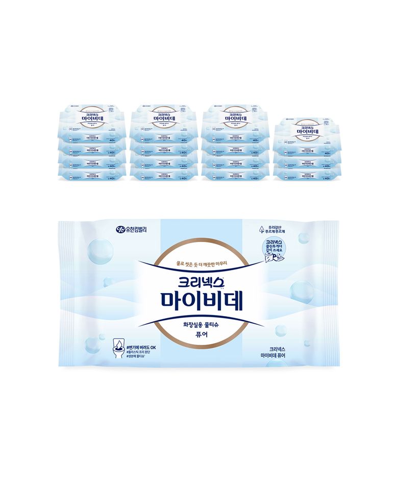 마이비데 퓨어 40매x16팩