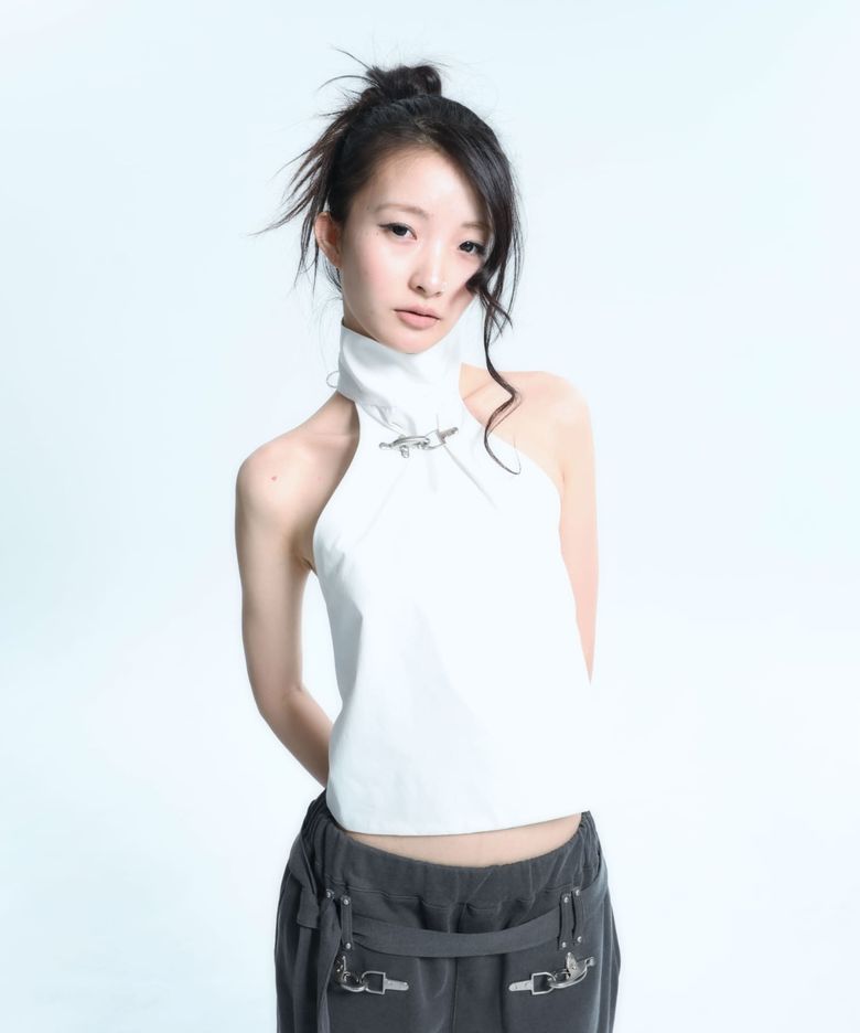 Buckle Halterneck - White 