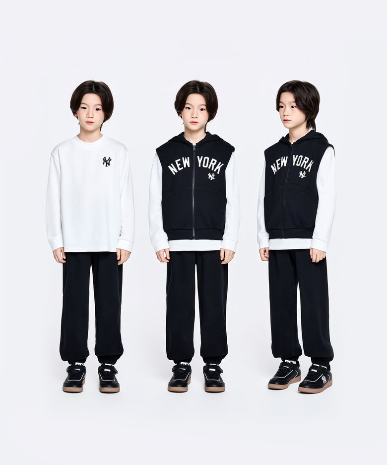 스포티브 시그니처 베스트 후드집업 3P 세트 NY (Black)