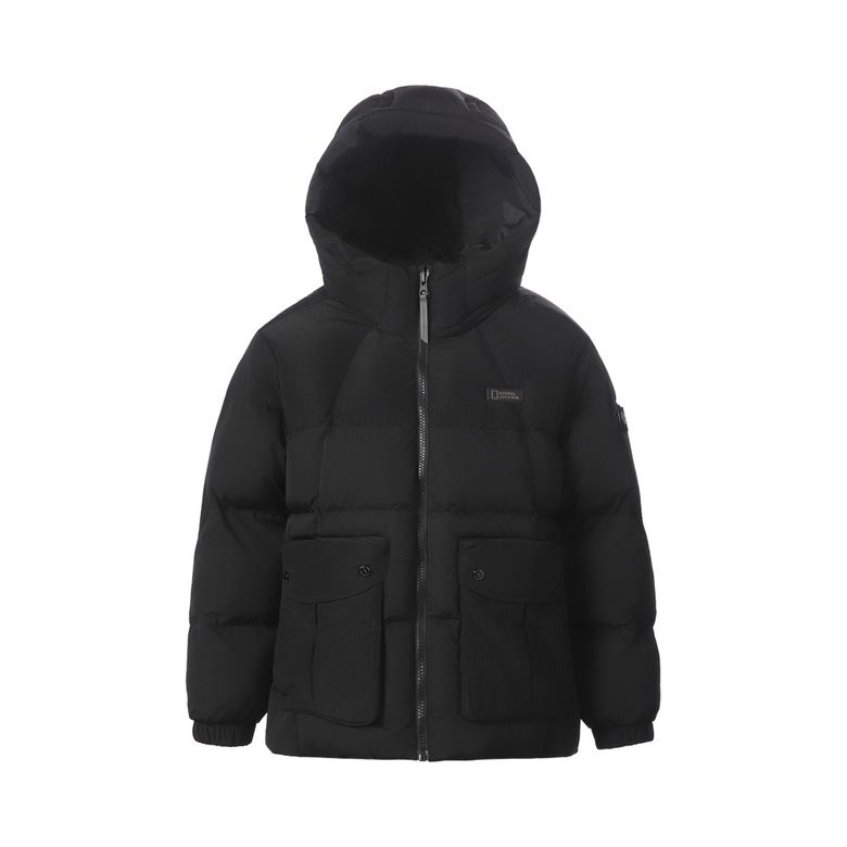 K264UPD810 에어로히트 발열 패딩 점퍼 CARBON BLACK
