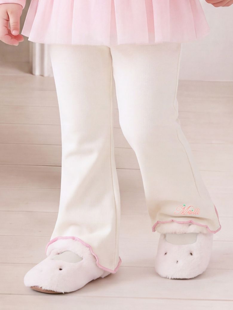 라비앙로즈부츠컷융기모팬츠