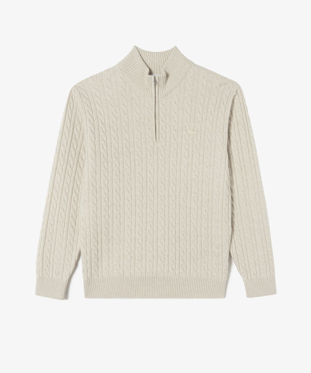 라코스테(LACOSTE) 남성 케이블 반집업 풀오버 AH576E-56N XFJ