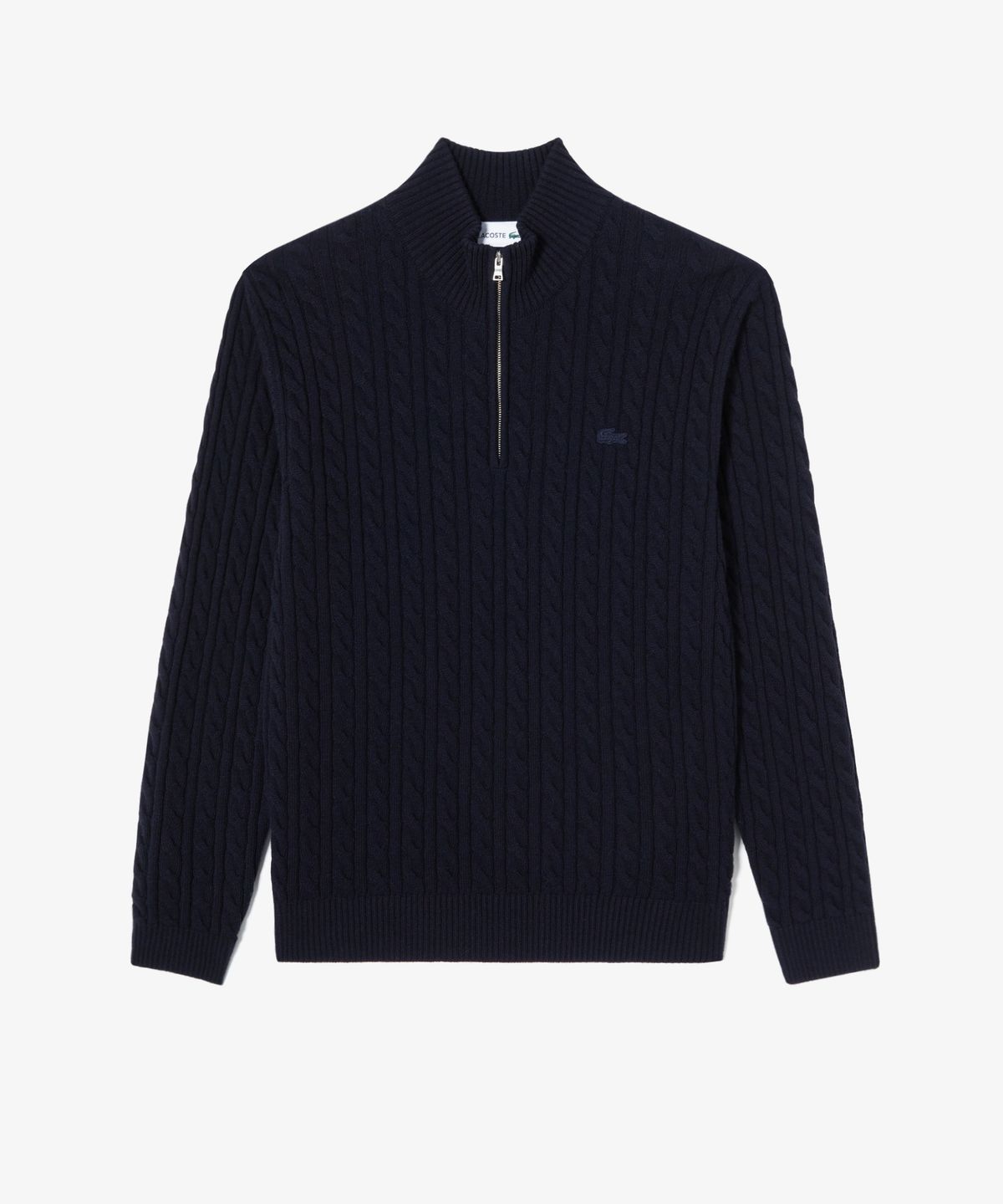 라코스테(LACOSTE) 남성 케이블 반집업 풀오버 AH576E-56N 166