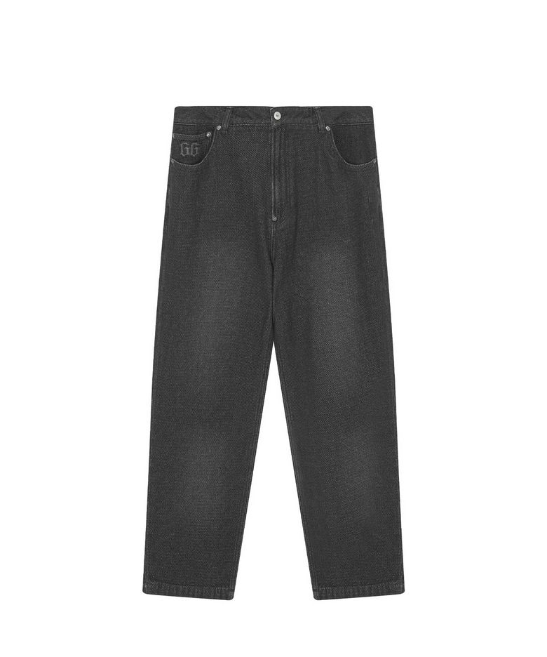 INSANE SASHIKO DENIM PANTS_DARK INDIGO