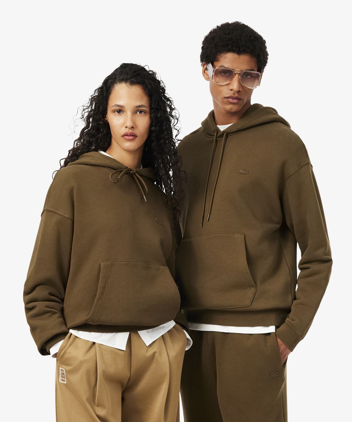 라코스테(LACOSTE) 남성 크록 시그니처 루즈핏 후디 SH7741-56N DPD