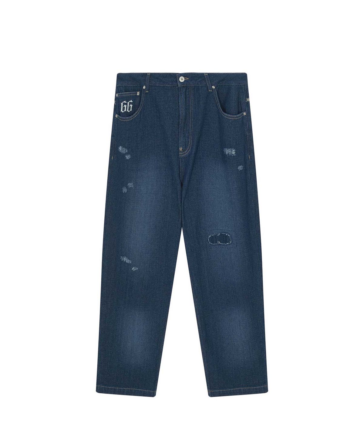 인세인개러지(INSANEGARAGE) INSANE SASHIKO DENIM PANTS_INDIGO