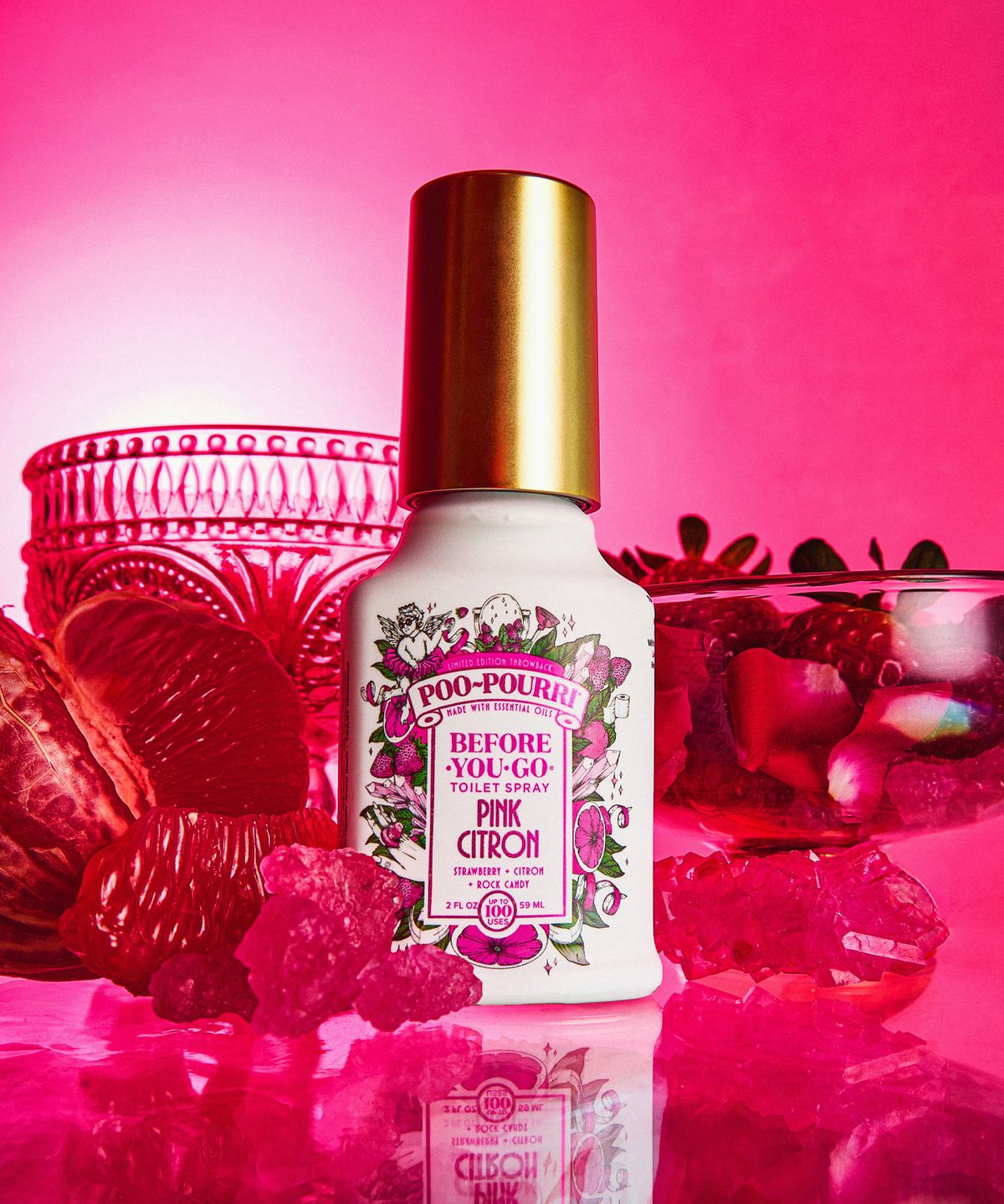 푸푸리(POOPOURRI) 토일렛퍼퓸 59ml 핑크 시트론