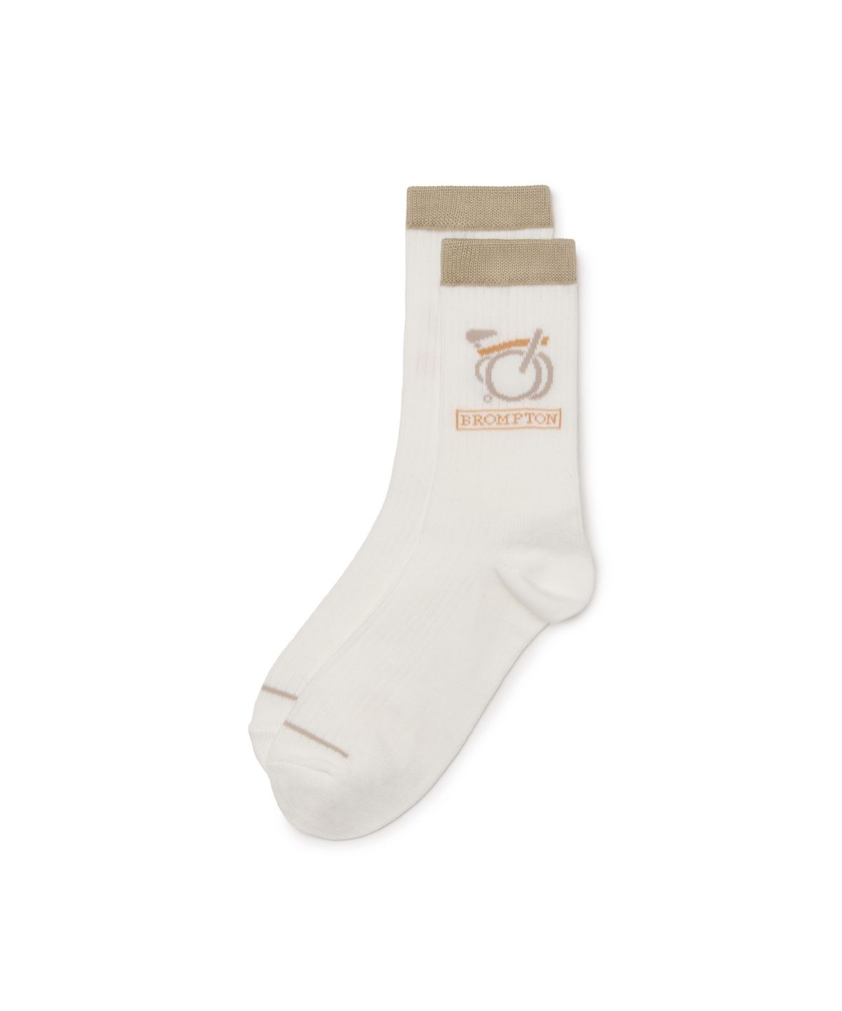 브롬톤 런던(BROMPTON LONDON) GRAPHIC SOCKS - IVORY (P265ASO120)