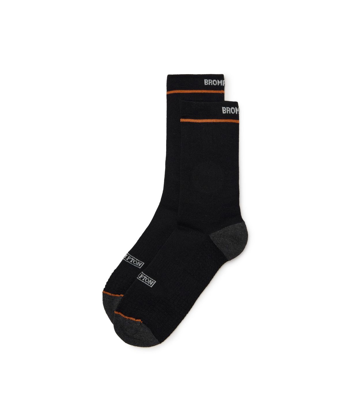 브롬톤 런던(BROMPTON LONDON) CUSHION SOCKS - BLACK (P265ASO121)