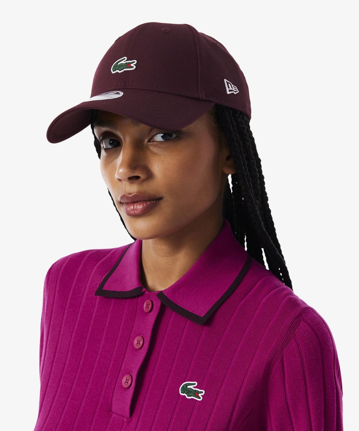 라코스테(LACOSTE) 여성 뉴에라 콜라보 9FORTY 골프 캡 RK7310-56N 3KE
