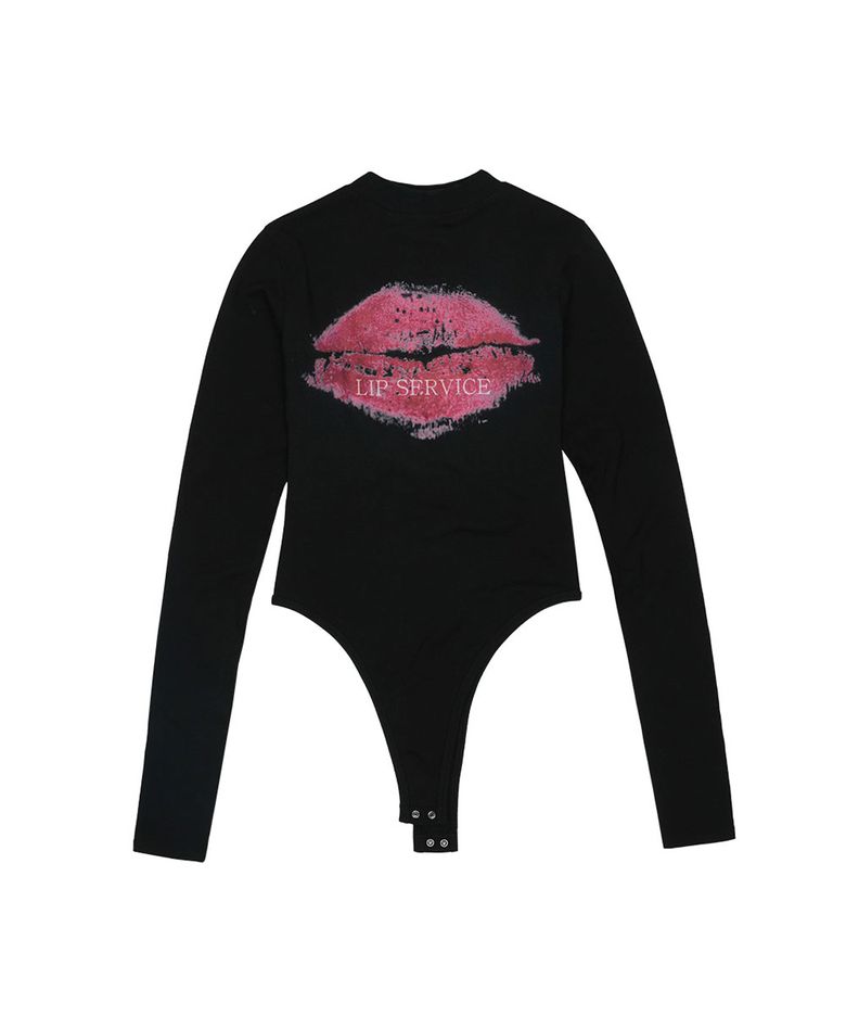 LIP SERVICE BODY SUIT [BLACK]