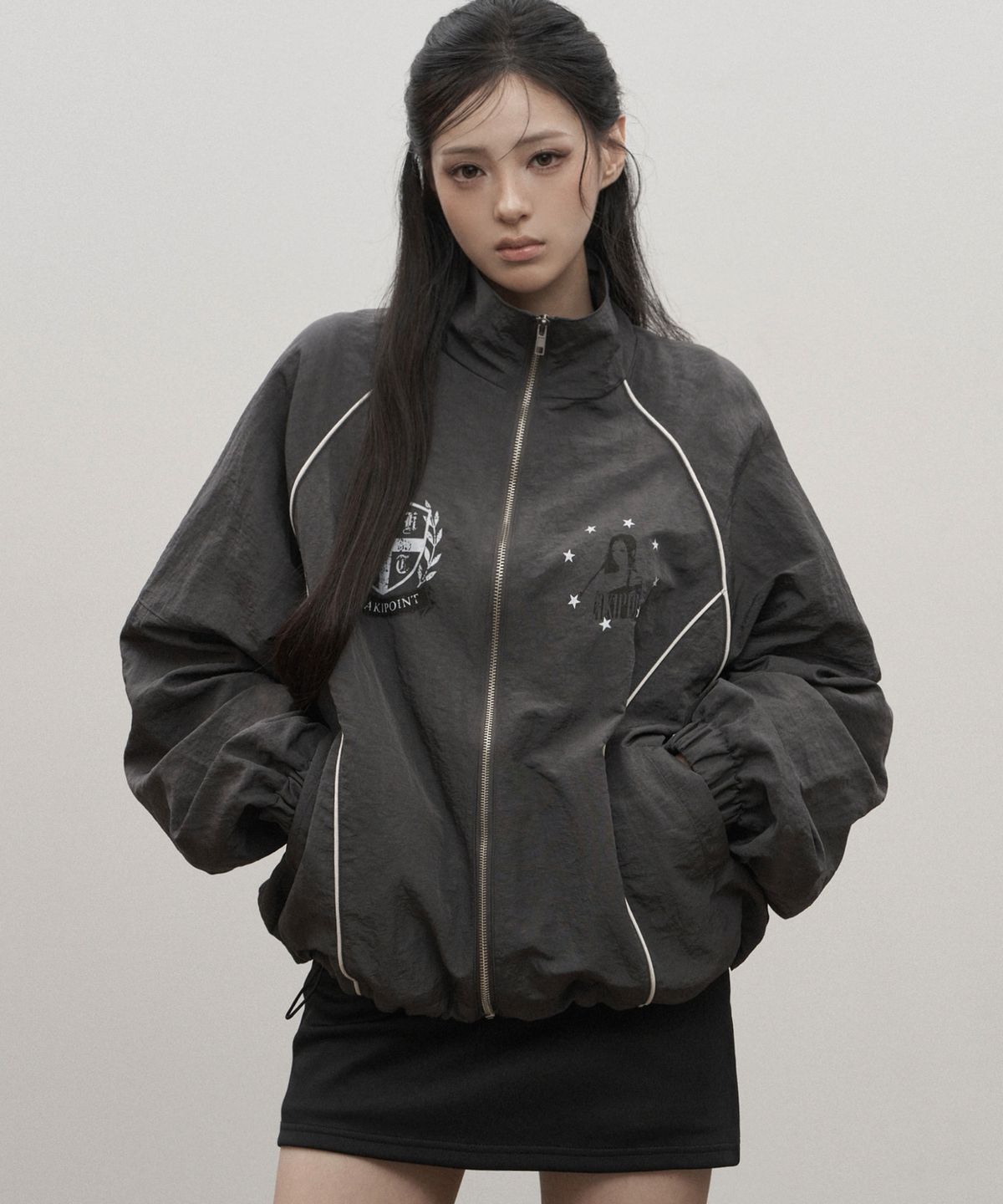 카키포인트(KHAKIPOINT) Arc Track Jacket (charcoal)