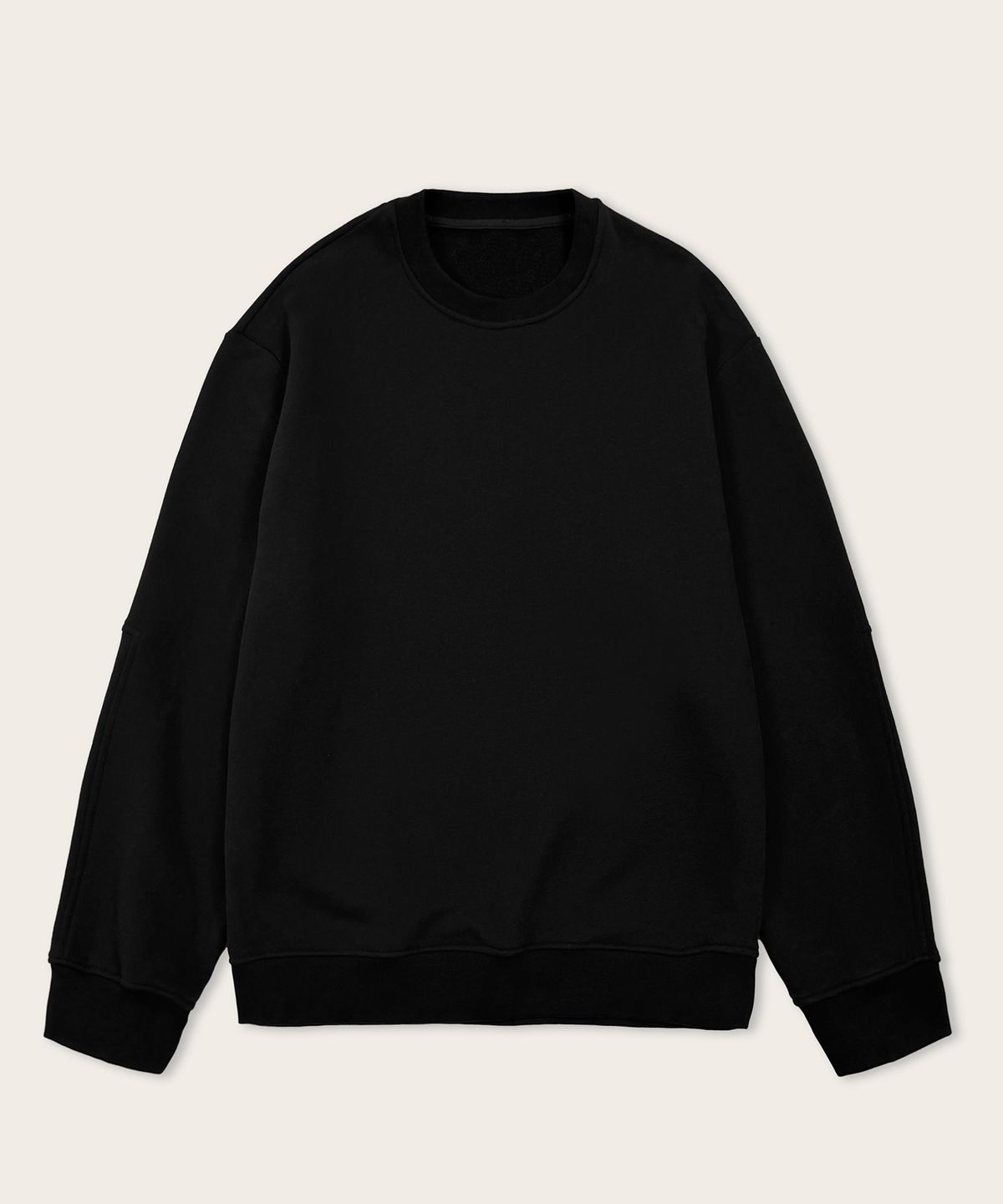 에이리(EYRI) (Unisex)릴랙스드 스웨트 셔츠_블랙