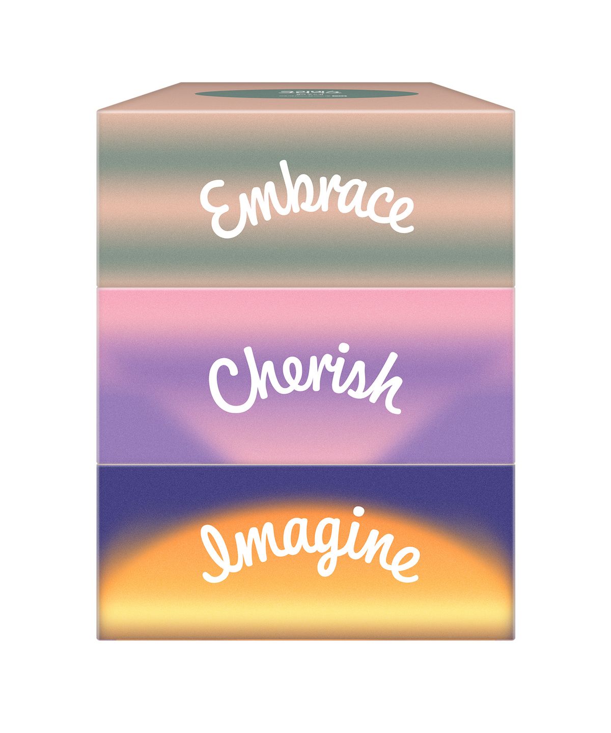 크리넥스(KLEENEX) 컬러 무드업 티슈 164매x12입