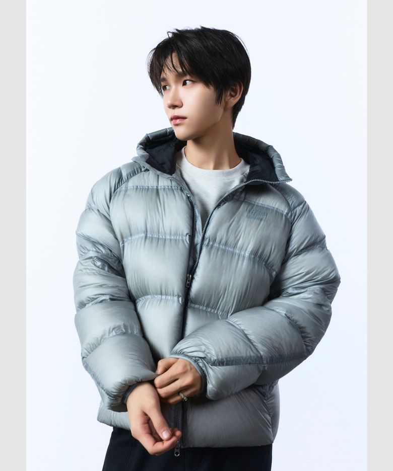 엑스레이 후디드 미들 다운 그레이 UR421CDJN5