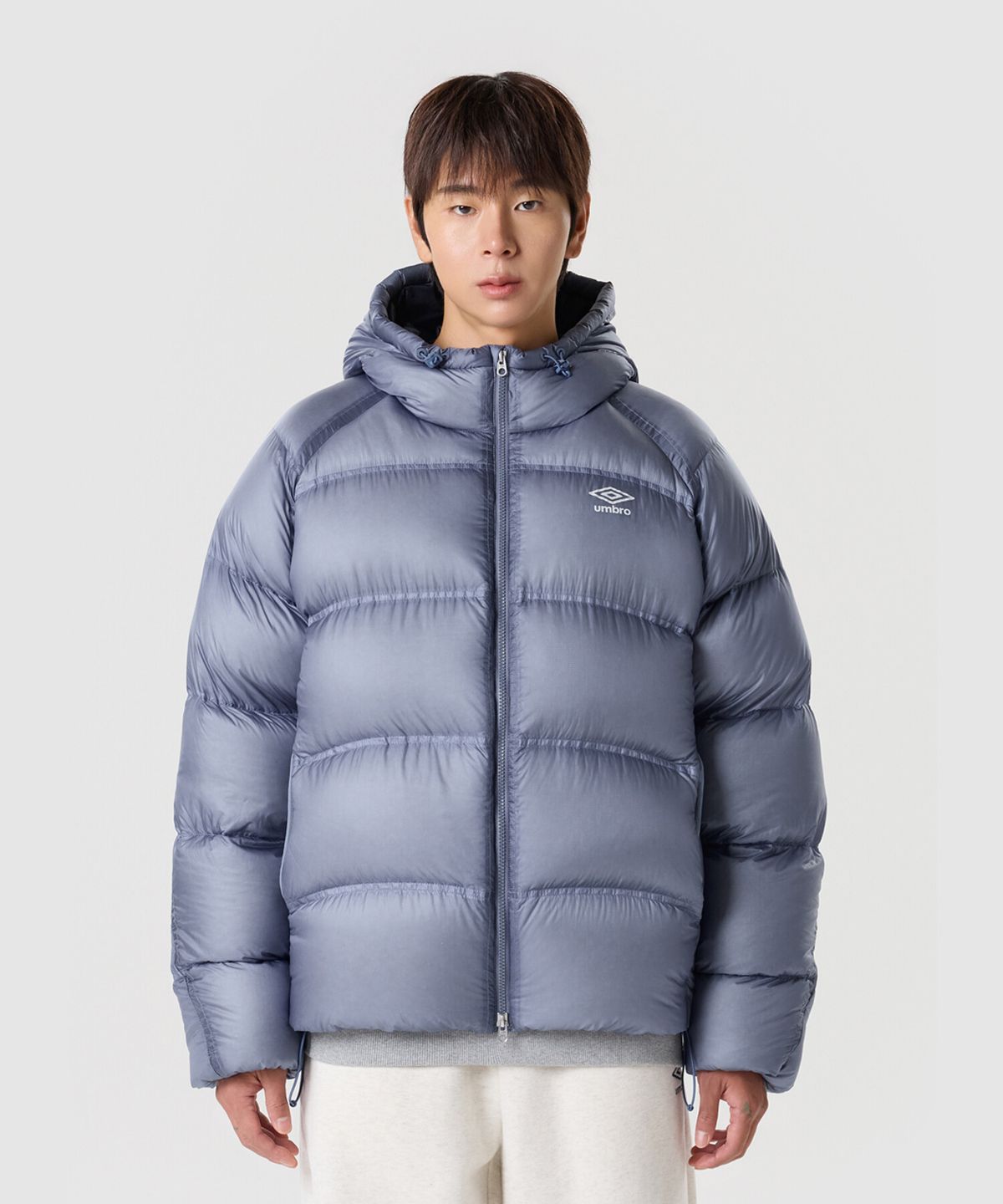 엄브로(UMBRO) 엑스레이 후디드 미들 다운 블루 UR421CDJN5