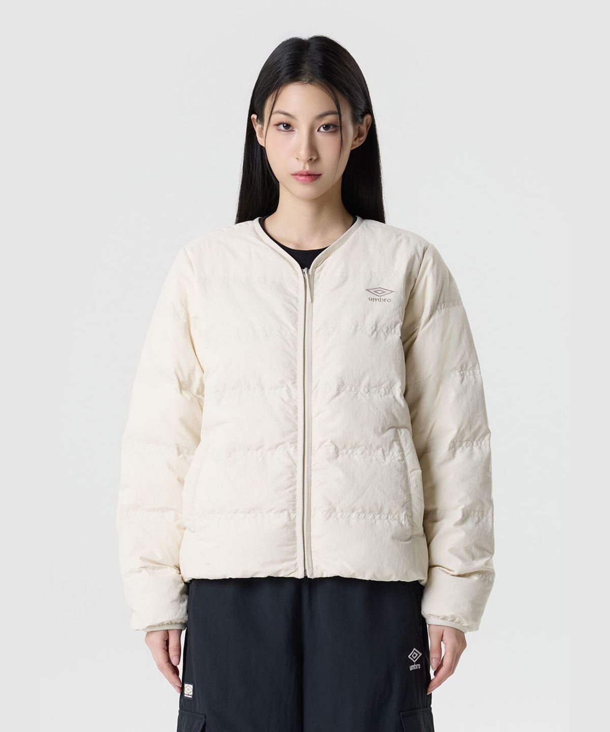 엄브로(UMBRO) 네오 라이트 경량 머스코비 덕 다운 자켓 아이보리 UR423CDJO1