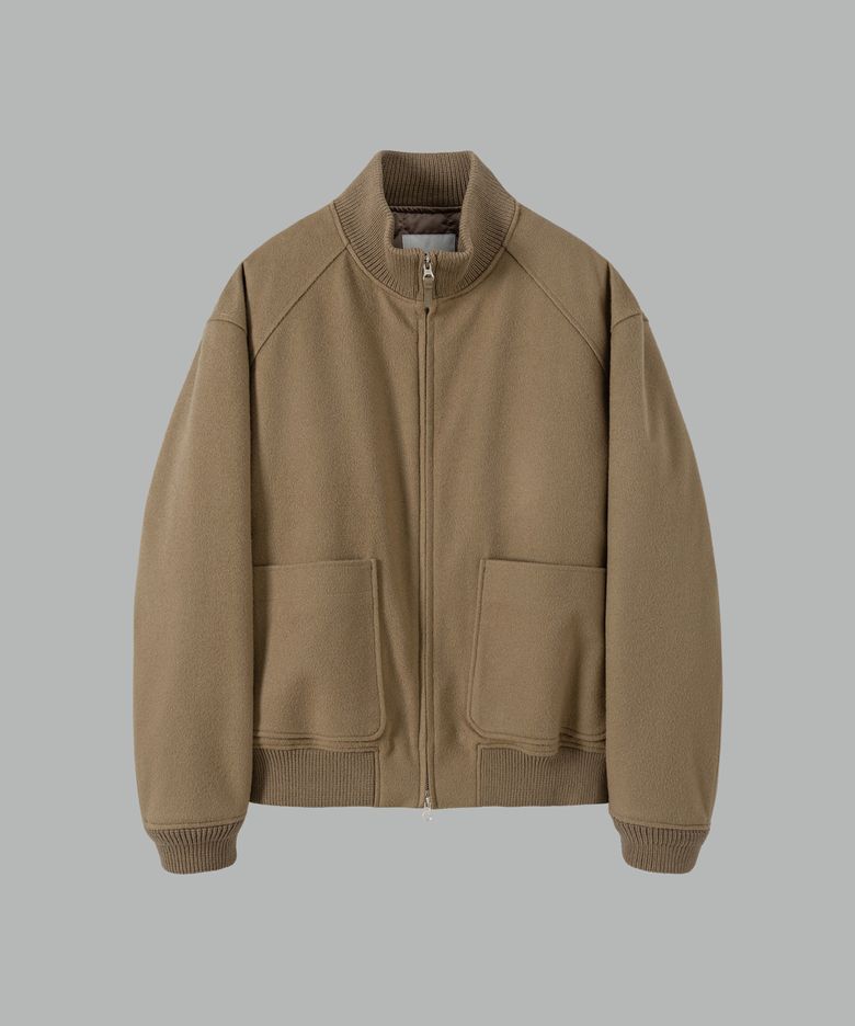 [넌블랭크X삭형]캐시미어 블렌드 탱커 자켓_BEIGE