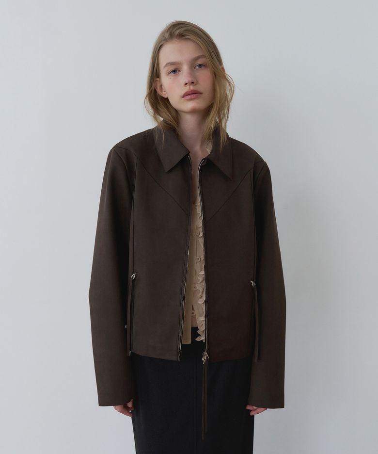 [26FW] WESTERN SUEDE JACKET_BROWN