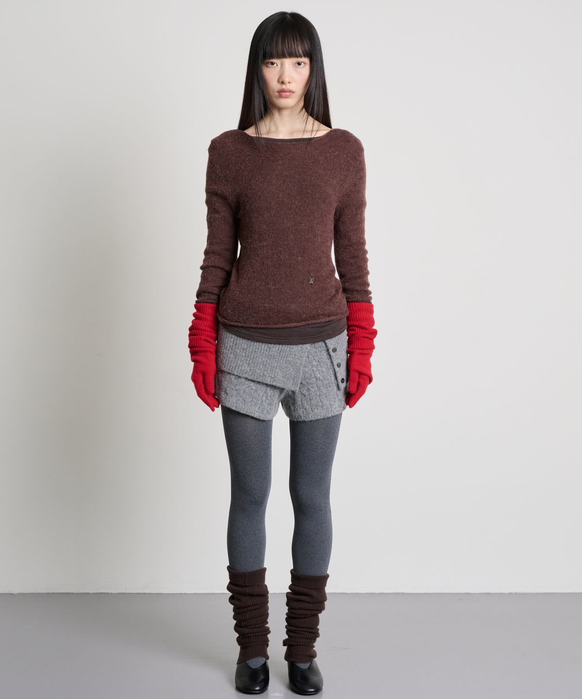 더애틋(THE AÉTUT) Alpaca Wool Sheer Boatneck Pullover_Red Brown