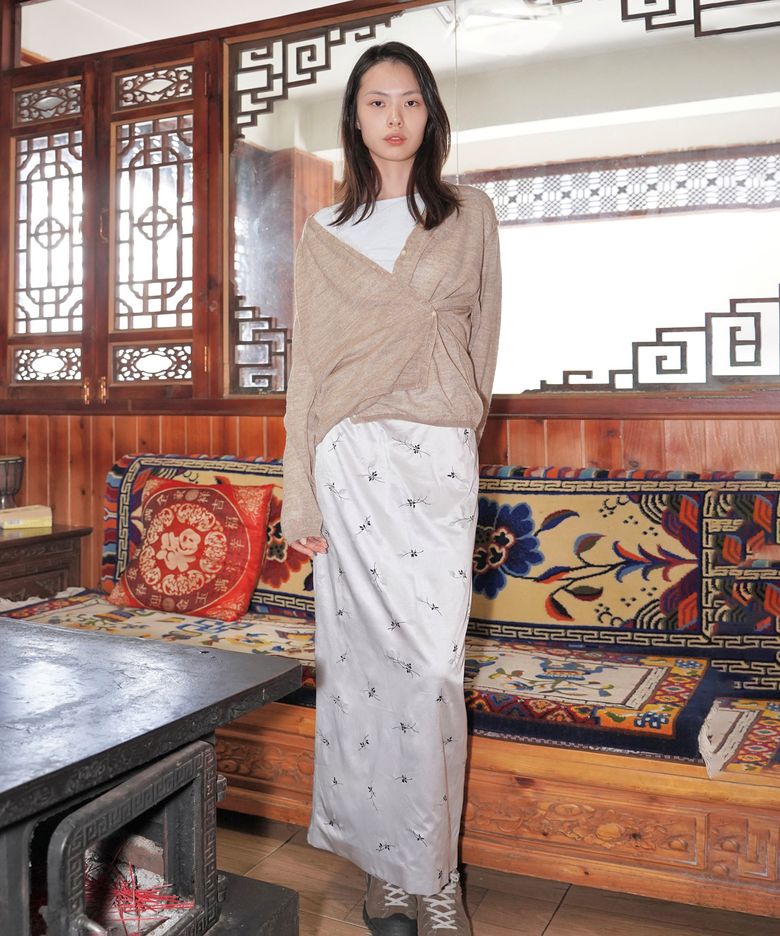 Chu Cardigan_Sepia