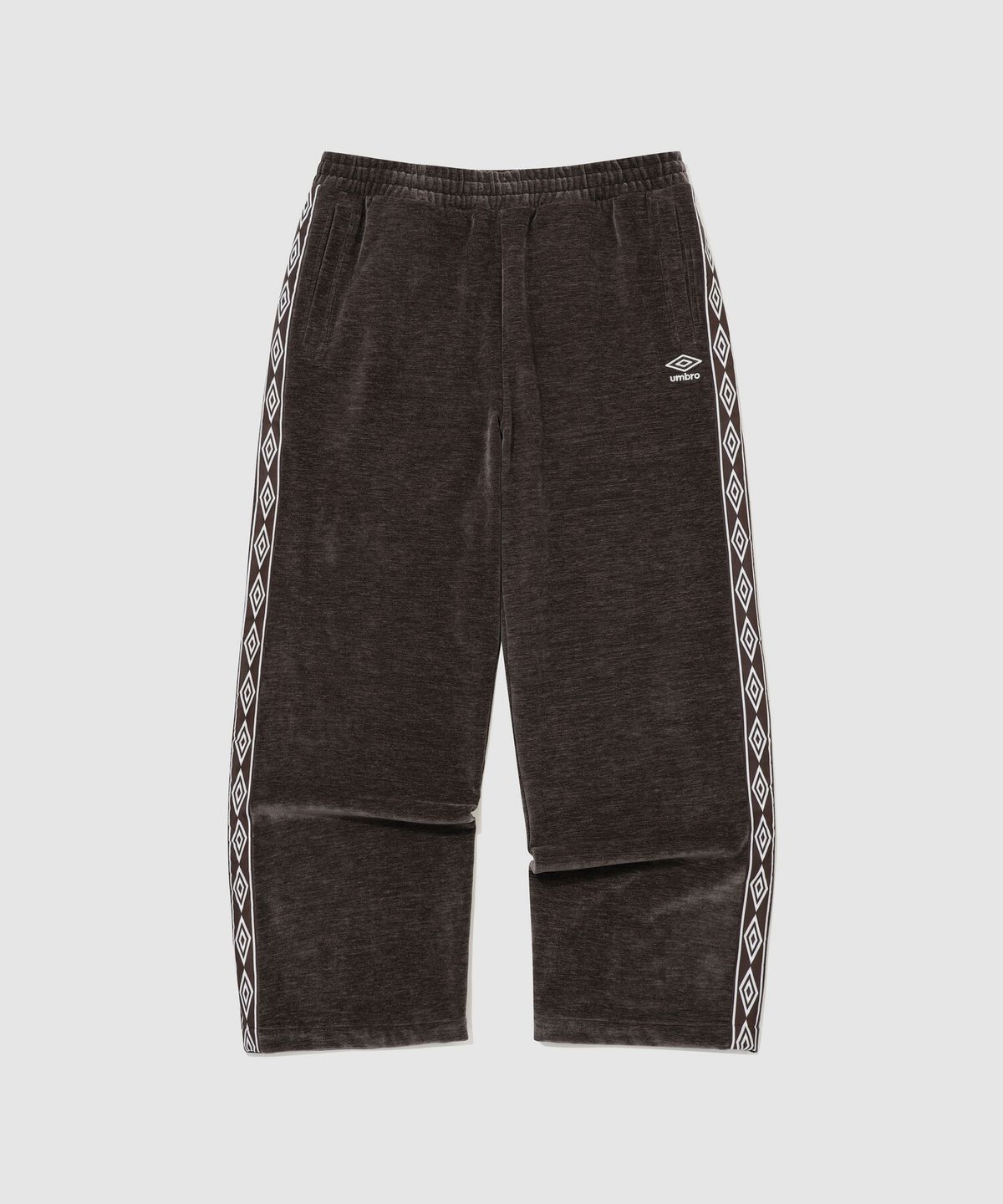 엄브로(UMBRO) 셔닐 블렌드 스트레이트 트랙 팬츠 브라운 UR423CFPN4