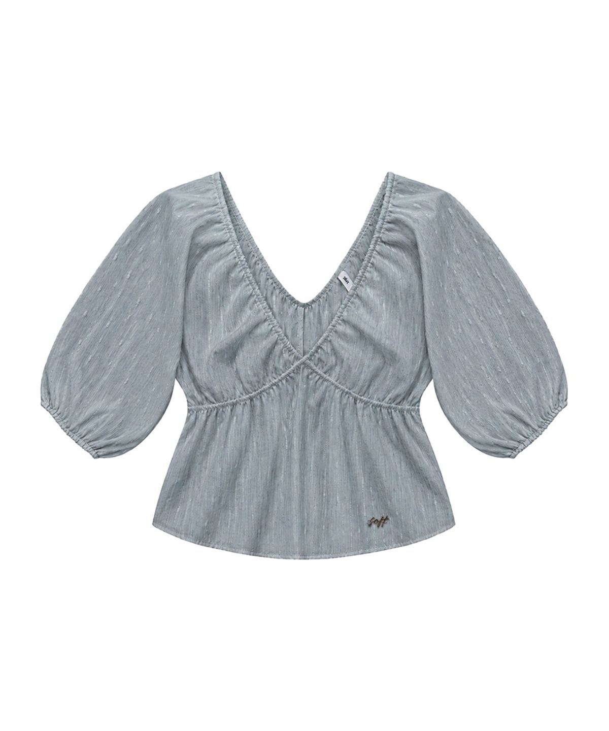 소프트서울(SOFT SEOUL) DROP VOLUME BLOUSE_BABY BLUE